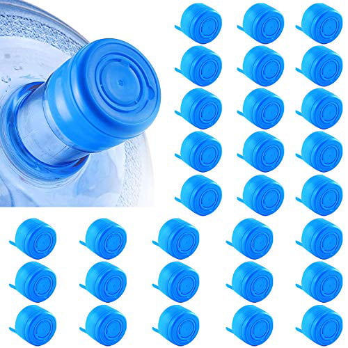 5* Reusable Bottle Snap Cap Anti-Splash Non-Spill  for 55mm 3-5 Gallon Water Jug 